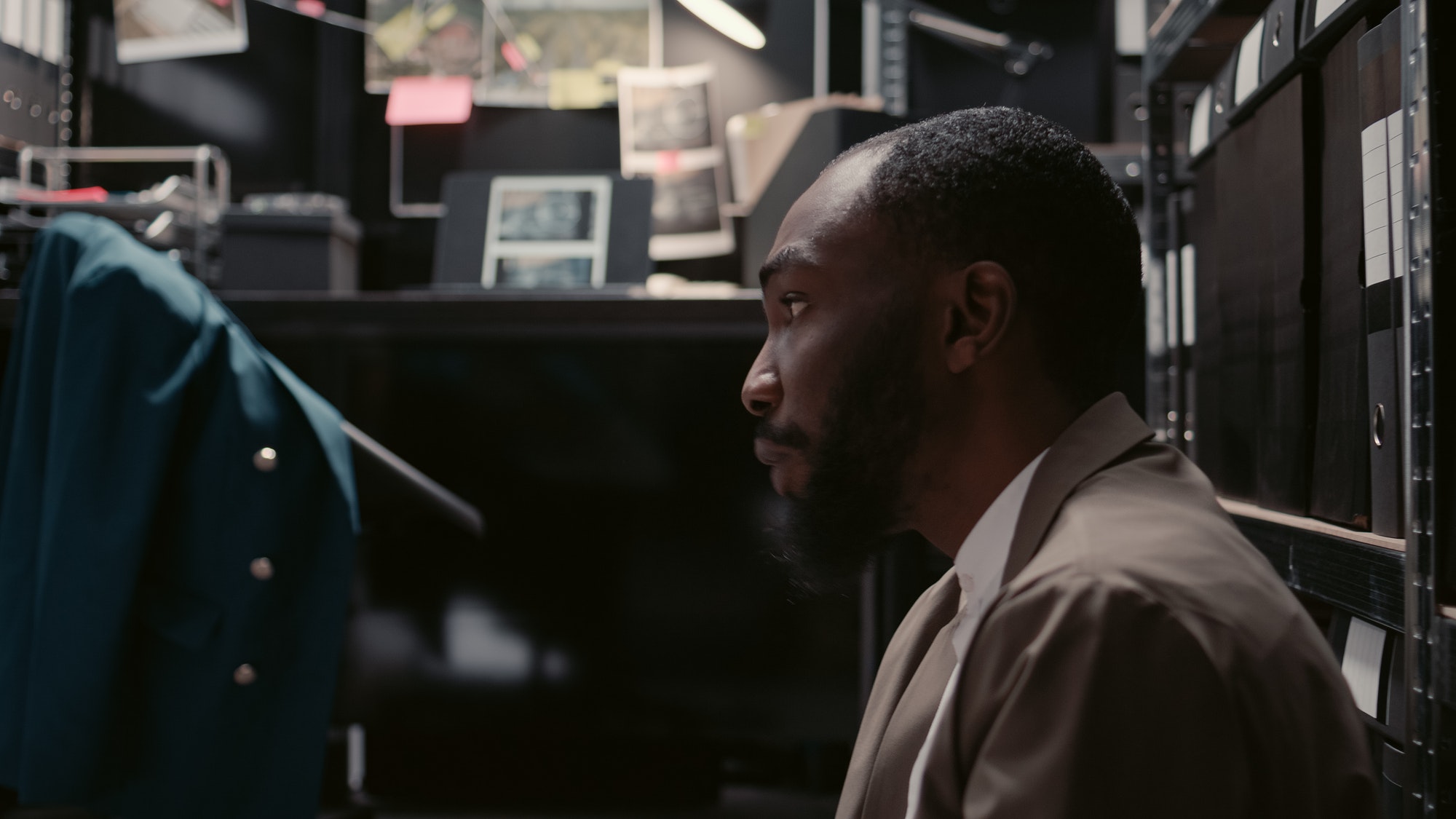 Team of investigators conducting private investigation